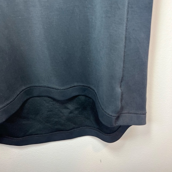 NUX Womens Sleek Sweat Ultra Soft Pullover Crew Neck Sweatshirt Black Yoga Small - Picture 6 of 14